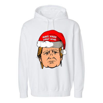 Make Xmas Great Again Trump Shirt Make Xmas Great Again Sata Garment-Dyed Fleece Hoodie