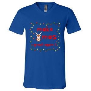 Make Xmas Great Again Christmas Outfit Gift V-Neck T-Shirt