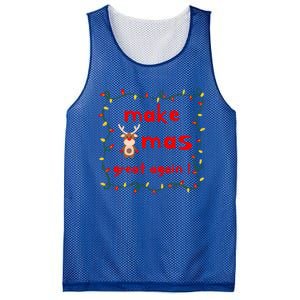 Make Xmas Great Again Christmas Outfit Gift Mesh Reversible Basketball Jersey Tank