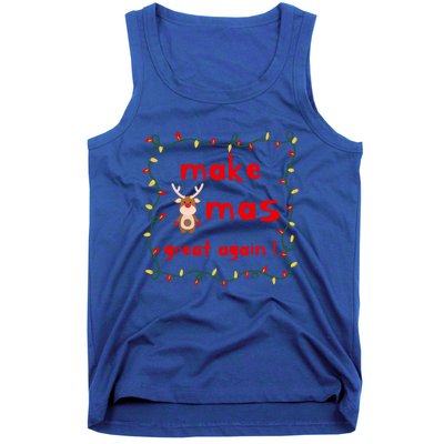 Make Xmas Great Again Christmas Outfit Gift Tank Top