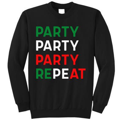 Mademark X Jersey Shore Family Vacation Party Party Party Repeat Tall Sweatshirt