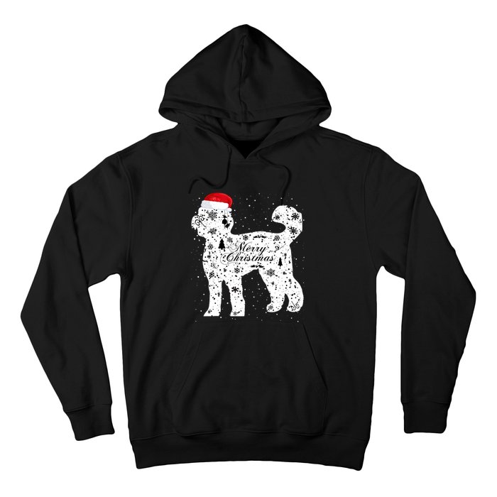 Merry Xmas Labradoodle Dog Christmas Hoodie