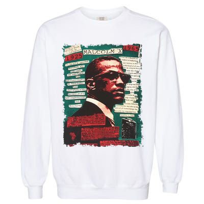 Malcolm X Lover Garment-Dyed Sweatshirt