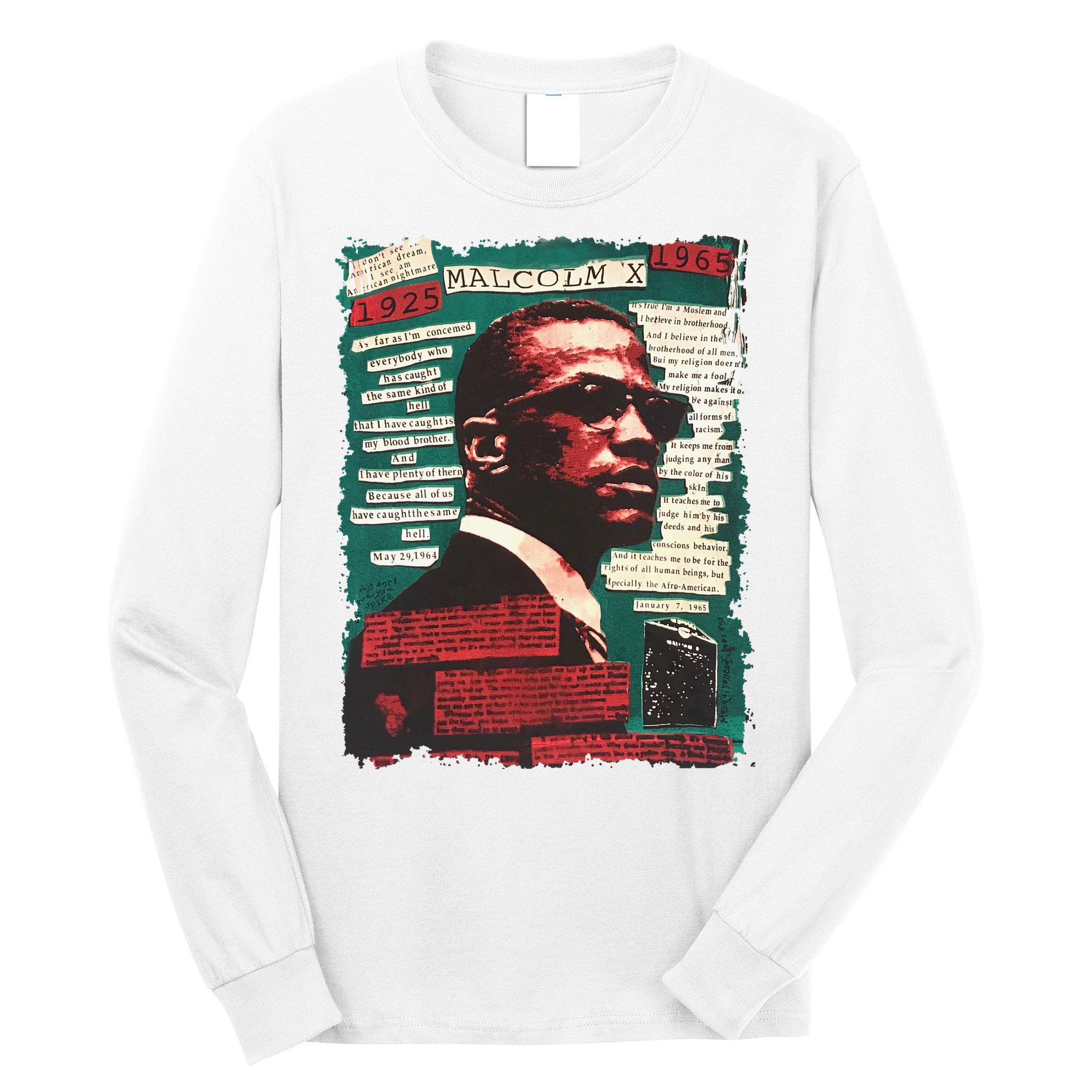 Malcolm X Lover Long Sleeve Shirt