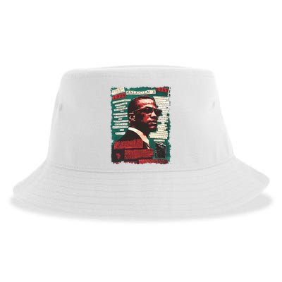 Malcolm X Lover Sustainable Bucket Hat