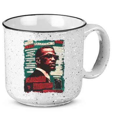 Malcolm X Lover 15oz Campfire Ceramic Mug