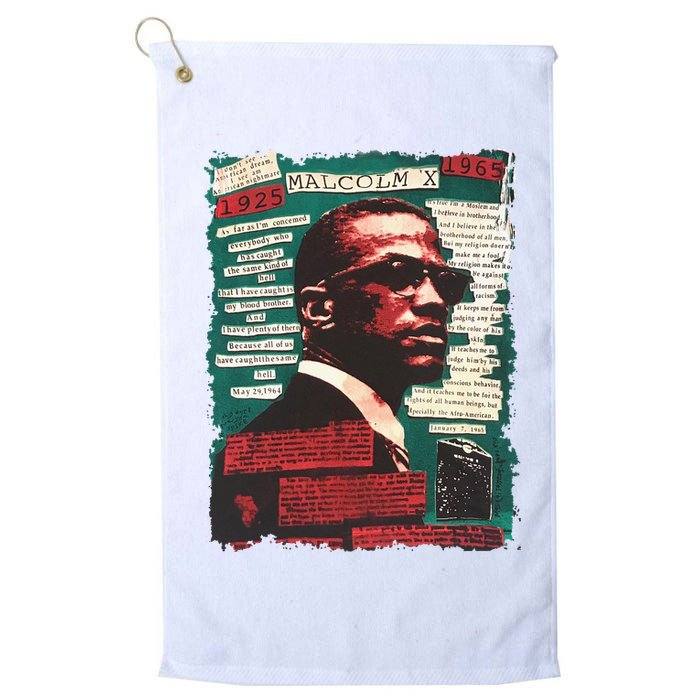 Malcolm X Lover Golf Towel