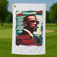 Malcolm X Lover Golf Towel