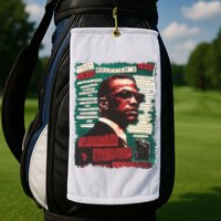 Malcolm X Lover Golf Towel