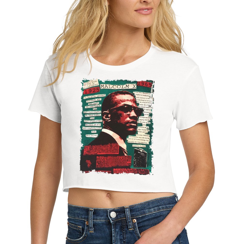 Malcolm X Lover Crop Top