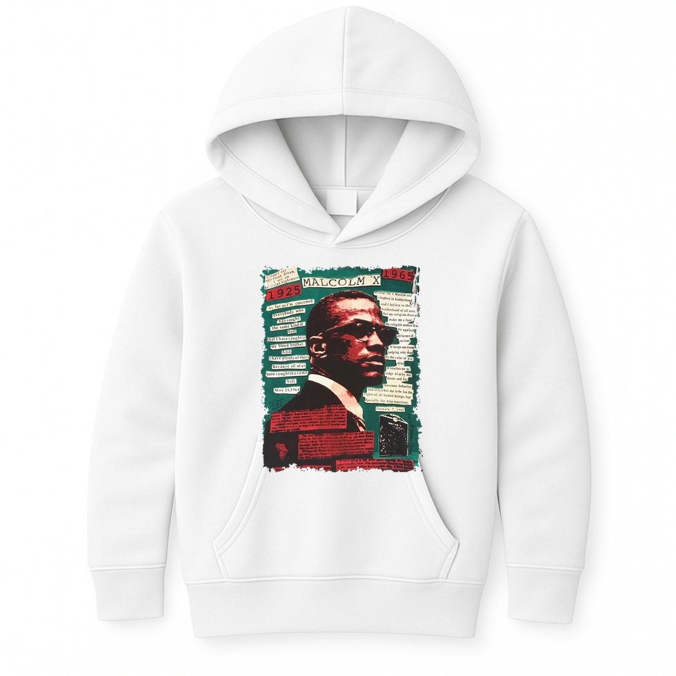 Malcolm X Lover Kids Hoodie