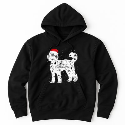 Merry Xmas Labradoodle Dog Christmas Hoodie