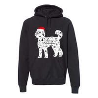 Merry Xmas Labradoodle Dog Christmas Premium Hoodie