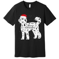 Merry Xmas Labradoodle Dog Christmas Premium T-Shirt