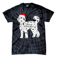 Merry Xmas Labradoodle Dog Christmas Tie-Dye T-Shirt