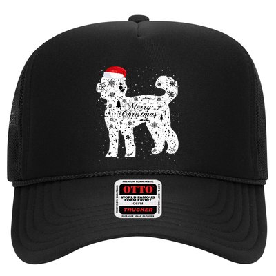 Merry Xmas Labradoodle Dog Christmas Trucker Hat