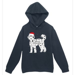 Merry Xmas Labradoodle Dog Christmas Urban Pullover Hoodie