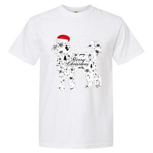 Merry Xmas Labradoodle Dog Christmas Garment-Dyed Heavyweight T-Shirt