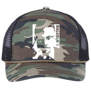 Malcolm X Retro Rope Trucker Hat Cap