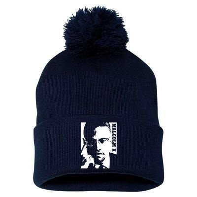 Malcolm X Pom Pom 12in Knit Beanie