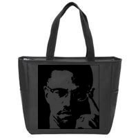 Malcolm X Zip Tote Bag