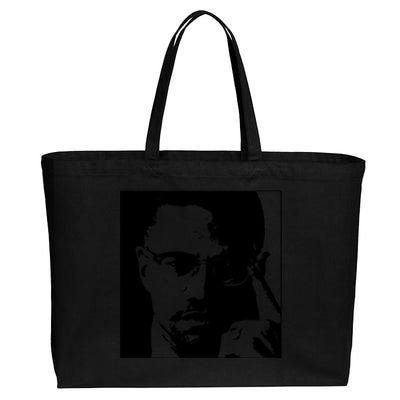 Malcolm X Cotton Canvas Jumbo Tote