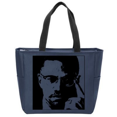 Malcolm X Zip Tote Bag