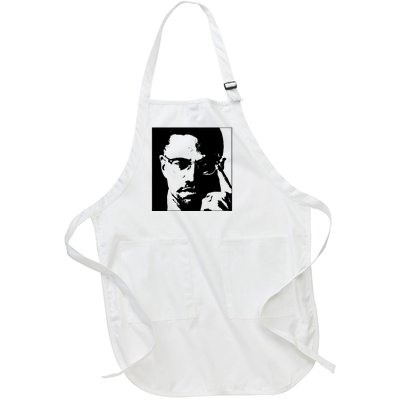 Malcolm X Full-Length Apron With Pockets