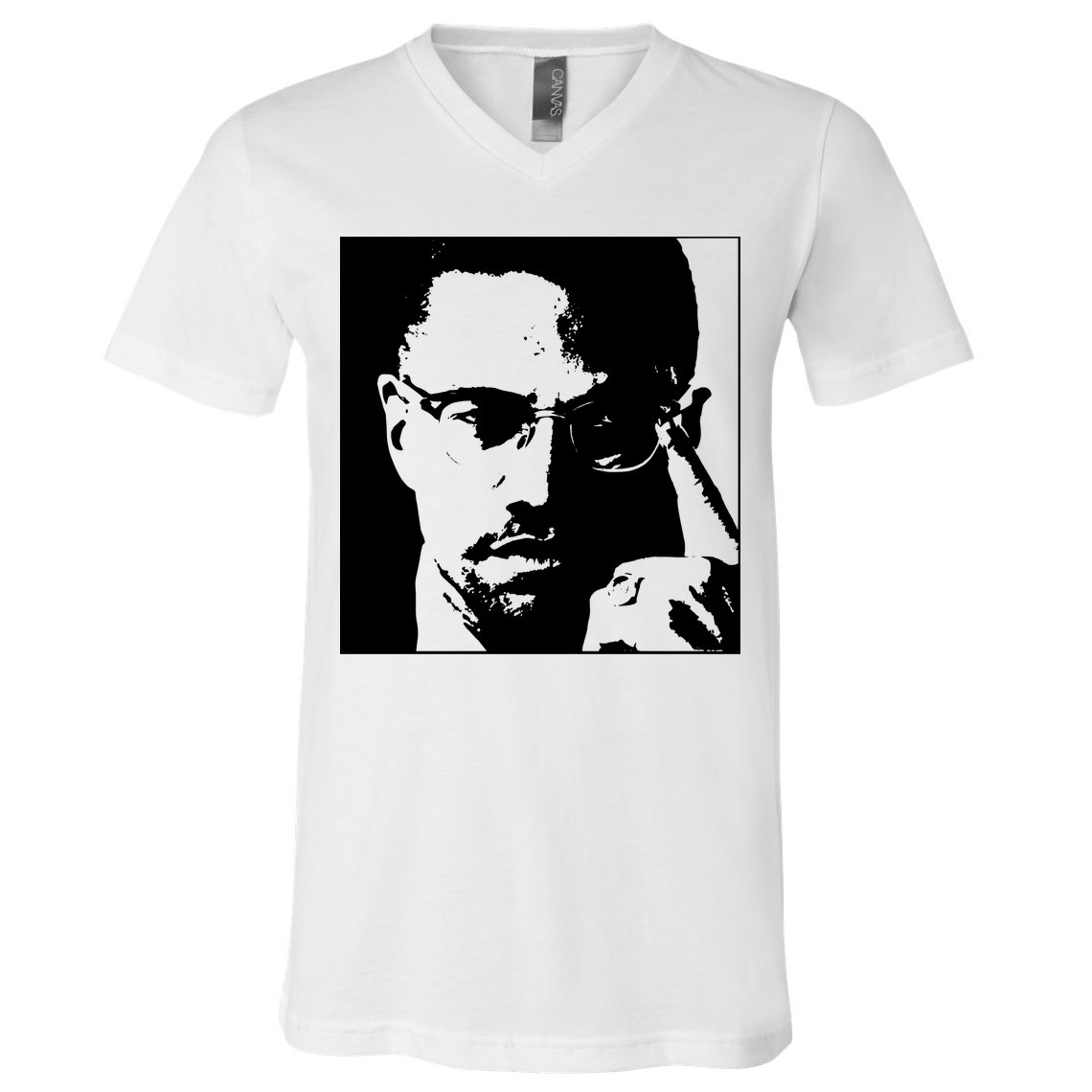 Malcolm X V-Neck T-Shirt