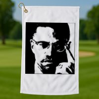 Malcolm X Golf Towel
