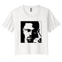 Malcolm X Women's Crop Top Tee