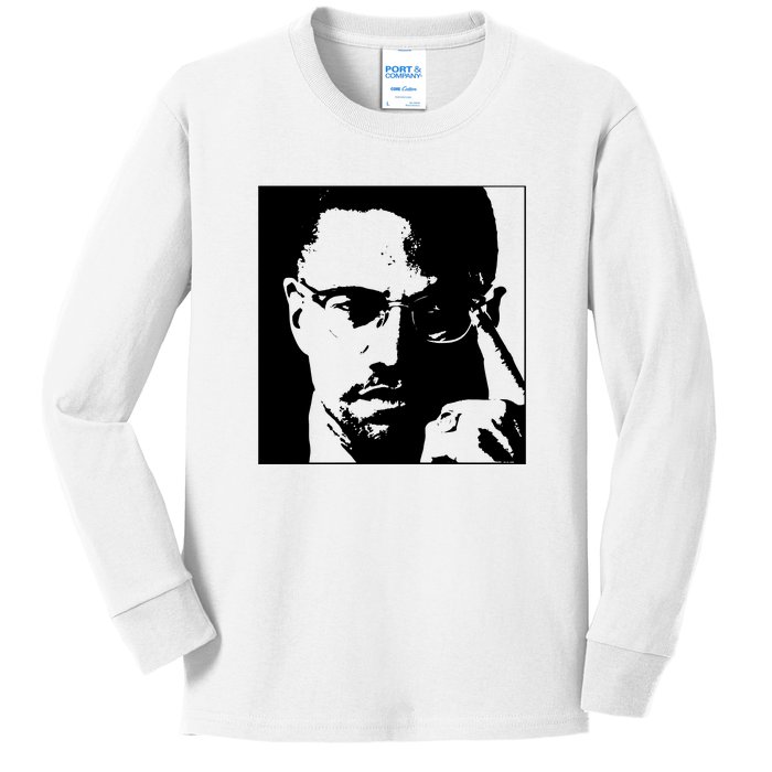 Malcolm X Kids Long Sleeve Shirt