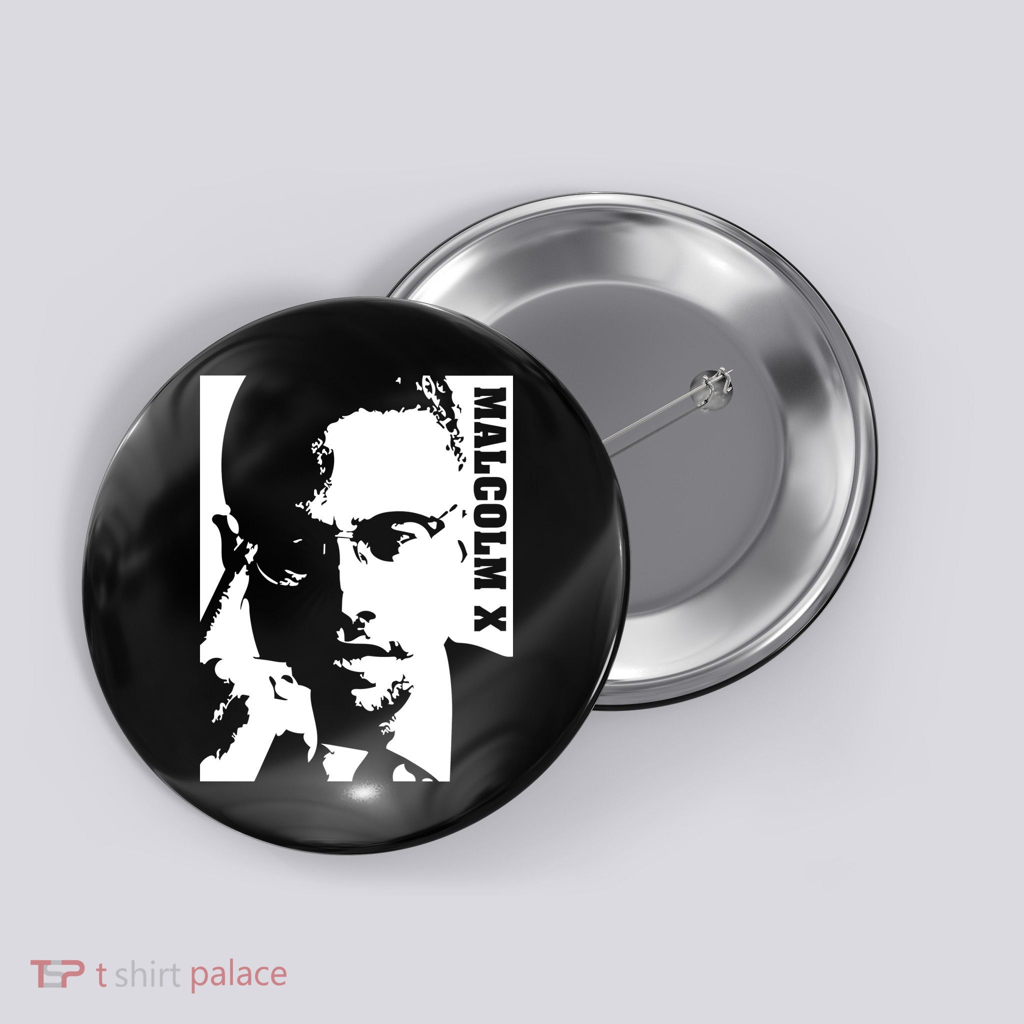 Malcolm X Button