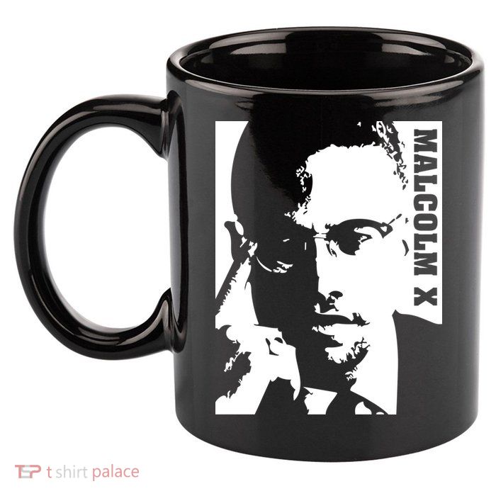 Malcolm X 11oz C Handle Ceramic Mug