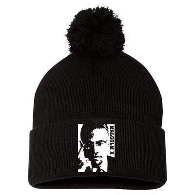 Malcolm X Pom Pom 12in Knit Beanie