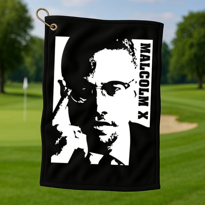 Malcolm X Golf Towel
