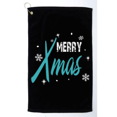 Merry Xmas | Merry Christmas Platinum Collection Golf Towel