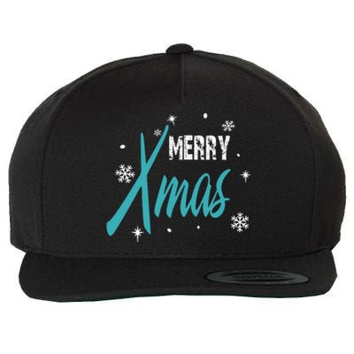 Merry Xmas | Merry Christmas Wool Snapback Cap