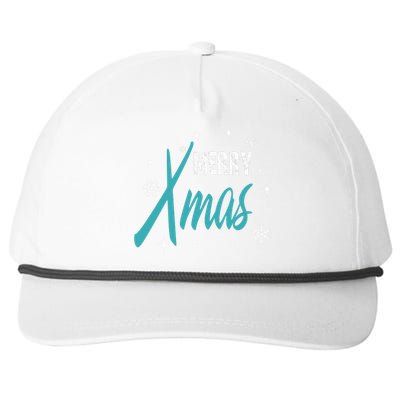 Merry Xmas | Merry Christmas Snapback Five-Panel Rope Hat