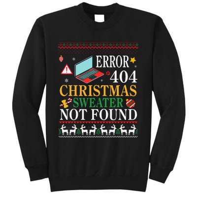 Merry Xmas Noel Day Error 404 Christmas Sweater Not Found Sweatshirt