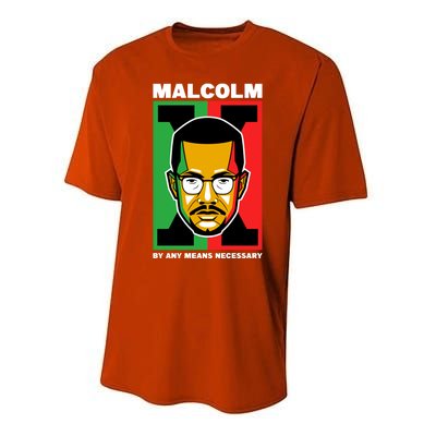 MALCOLM X NECESSARY Performance Sprint T-Shirt