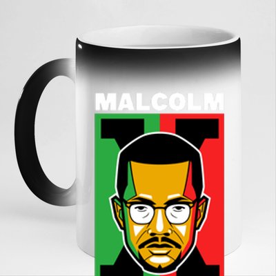 MALCOLM X NECESSARY 11oz Black Color Changing Mug