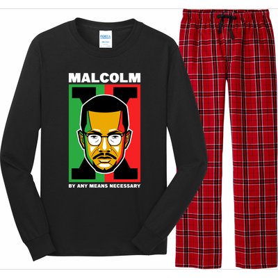 MALCOLM X NECESSARY Long Sleeve Pajama Set