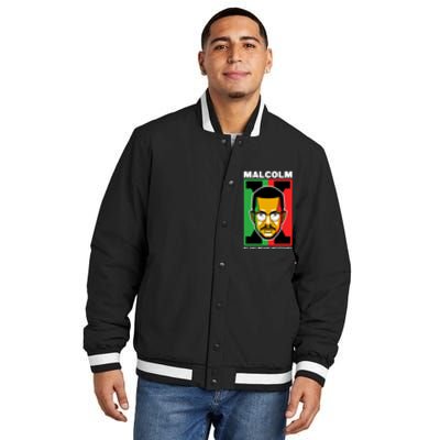 MALCOLM X NECESSARY Insulated Varsity Jacket