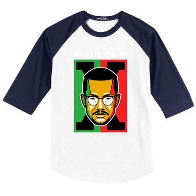 MALCOLM X NECESSARY Baseball Sleeve Shirt