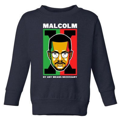 MALCOLM X NECESSARY Toddler Sweatshirt