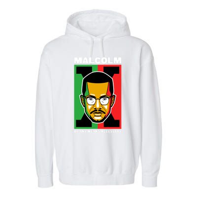 MALCOLM X NECESSARY Garment-Dyed Fleece Hoodie