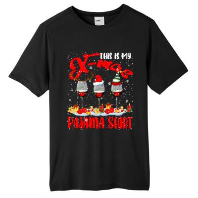 My Xmas Pajama Gift Xmas Santa Reindeer Elf Wine Ing Gift Tall Fusion ChromaSoft Performance T-Shirt