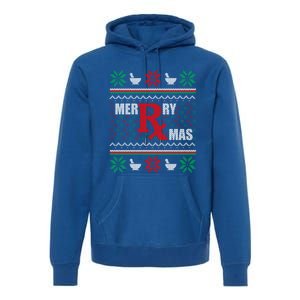 Merry Xmas Pharmacist Ugly Christmas Pharmacy Tech Gift Premium Hoodie