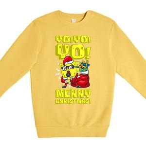 Mademark X Santa Yo Yo Yo Merry Christmas Spon Premium Crewneck Sweatshirt